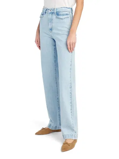 Favorite Daughter Women's The Kelly High-Rise Straight Jeans - Westwood - Size 31 | Thumbnail 4