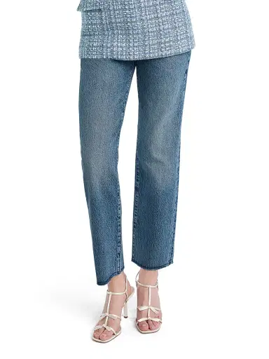 Favorite Daughter Women's Otto Stretch-Cotton High Rise Straight-Leg Jeans - Stowe - Size 31 | Thumbnail 3