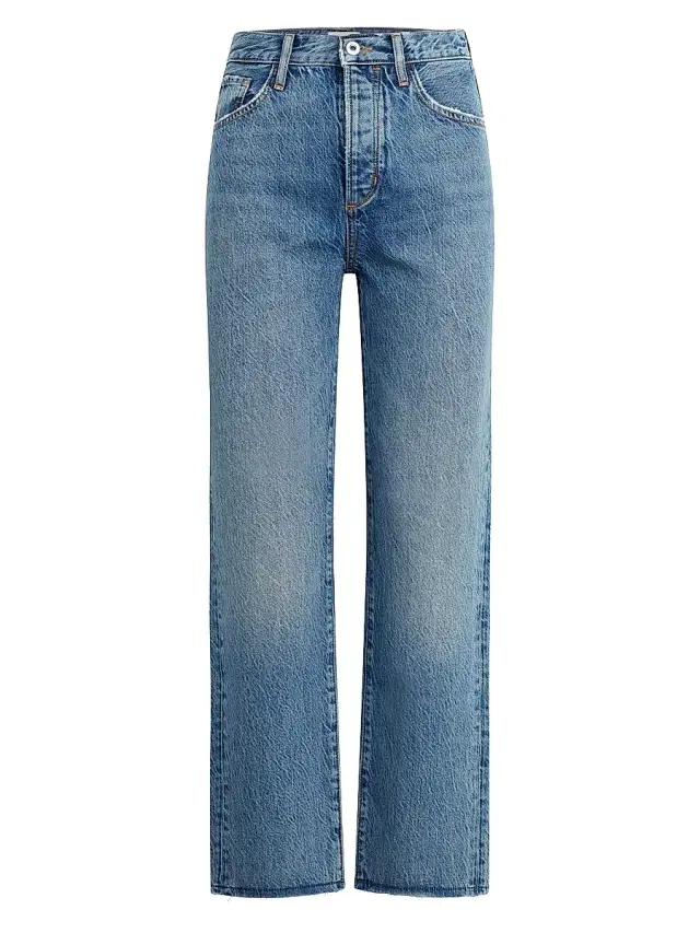 Favorite Daughter Women's Otto Stretch-Cotton High Rise Straight-Leg Jeans - Stowe