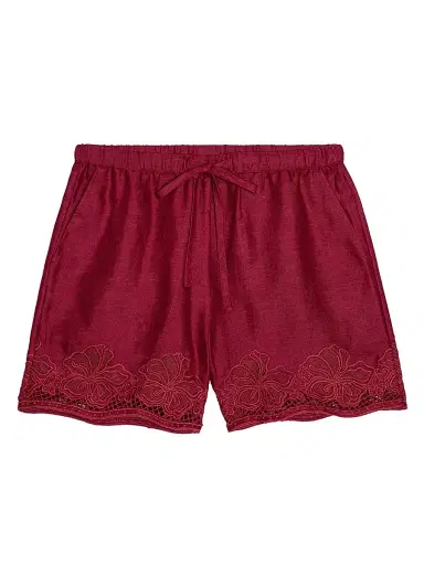 RAILS Women's Jenner Linen Embroidered Shorts | Thumbnail 1 RAILS Women's Jenner Linen Embroidered Shorts | Thumbnail 1