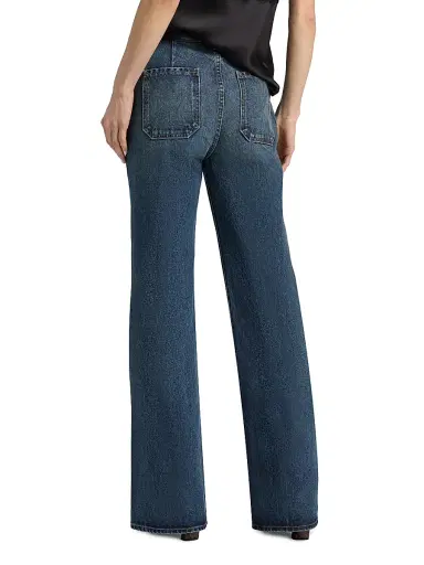 Nili Lotan Women's Florence Patch Pocket Flare Jeans | Thumbnail 5 Nili Lotan Women's Florence Patch Pocket Flare Jeans | Thumbnail 5