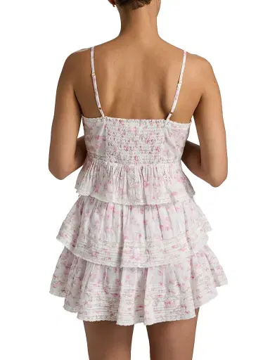 LoveShackFancy Women's Elsette Floral Cotton Camisole Top | Thumbnail 5 LoveShackFancy Women's Elsette Floral Cotton Camisole Top | Thumbnail 5