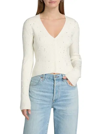 Generation Love Women's Lili Crystal-Embellished Cardigan | Thumbnail 3