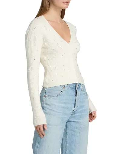 Generation Love Women's Lili Crystal-Embellished Cardigan | Thumbnail 4