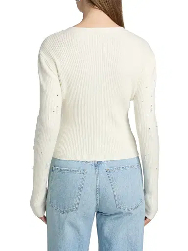 Generation Love Women's Lili Crystal-Embellished Cardigan | Thumbnail 5