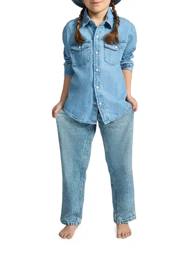rag & bone Baby's & Kid's Mini Miramar Wide-Leg Pants - Valen | Thumbnail 3