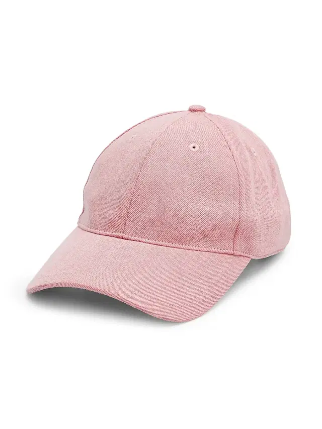 rag & bone Women's Harlow Denim Baseball Cap - Pink Denim