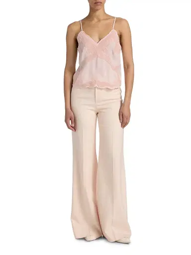 rag & bone Women's Ann Embroidered Tank - Blush | Thumbnail 2