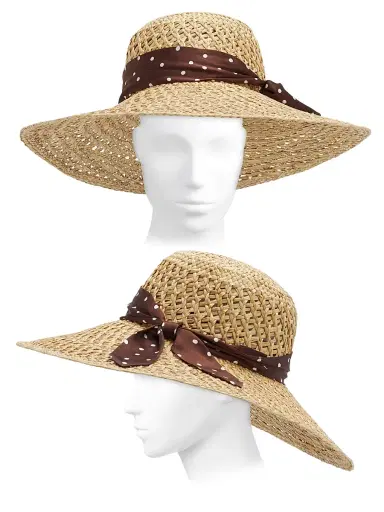 rag & bone Women's Garden Straw Hat - Natural Brown | Thumbnail 3 rag & bone Women's Garden Straw Hat - Natural Brown | Thumbnail 3