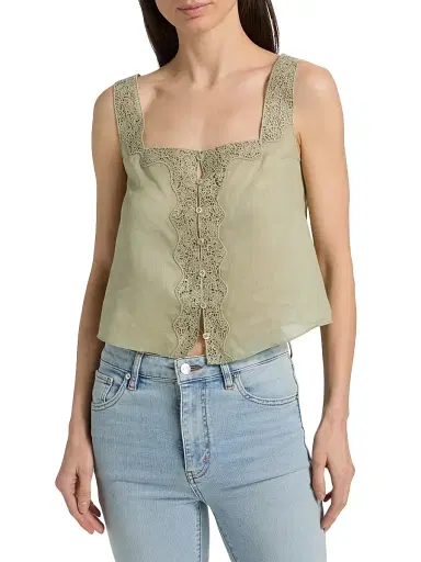 Frame Women's The Embroidered Tank | Thumbnail 3 Frame Women's The Embroidered Tank | Thumbnail 3