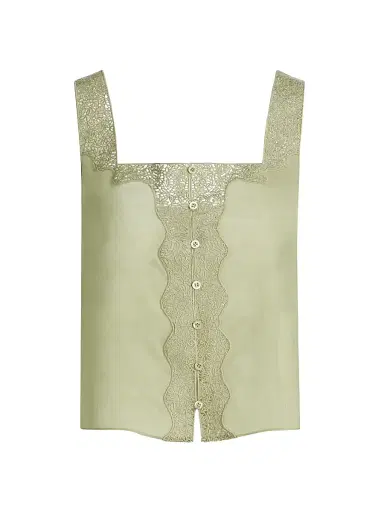 Frame Women's The Embroidered Tank | Thumbnail 1 Frame Women's The Embroidered Tank | Thumbnail 1