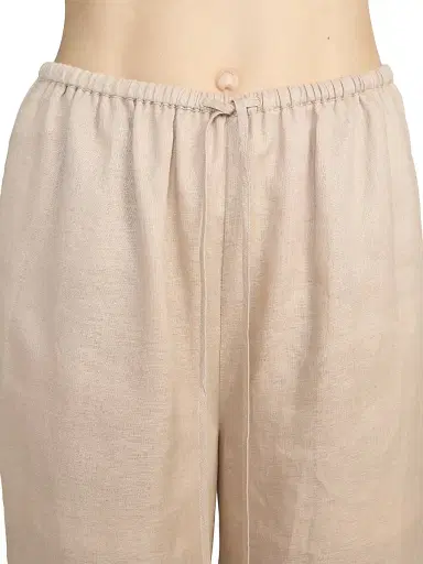 Frame Women's Linen Lounge Pants - Flax - Size Small | Thumbnail 6 Frame Women's Linen Lounge Pants - Flax - Size Small | Thumbnail 6