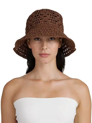 Eugenia Kim Women's Jonah Crochet Bucket Hat | Thumbnail 2