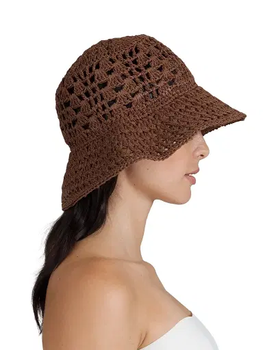 Eugenia Kim Women's Jonah Crochet Bucket Hat | Thumbnail 4