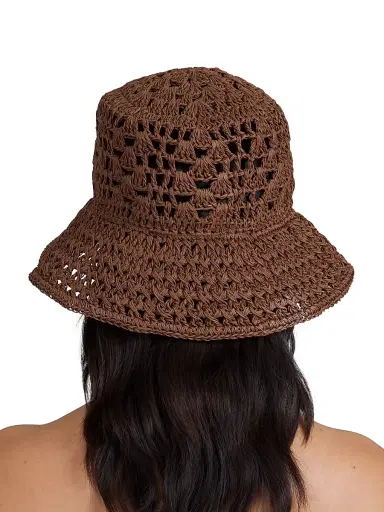 Eugenia Kim Women's Jonah Crochet Bucket Hat | Thumbnail 5