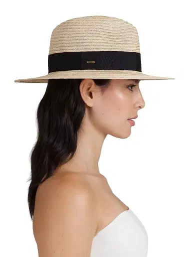 Eugenia Kim Women's Courtney Grosgrain Packable Fedora | Thumbnail 4 Eugenia Kim Women's Courtney Grosgrain Packable Fedora | Thumbnail 4