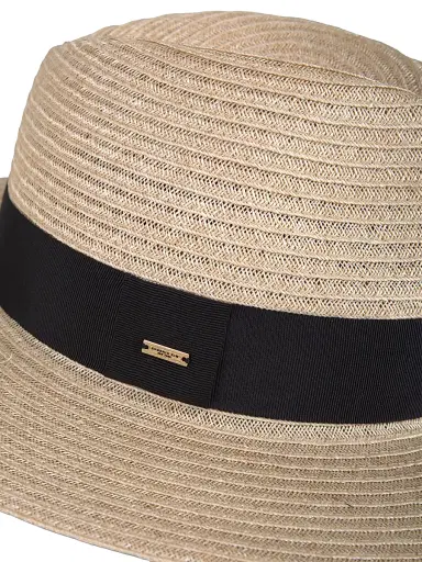 Eugenia Kim Women's Courtney Grosgrain Packable Fedora | Thumbnail 6 Eugenia Kim Women's Courtney Grosgrain Packable Fedora | Thumbnail 6