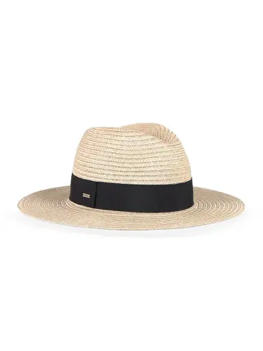 Eugenia Kim Women's Courtney Grosgrain Packable Fedora | Thumbnail 1 Eugenia Kim Women's Courtney Grosgrain Packable Fedora | Thumbnail 1