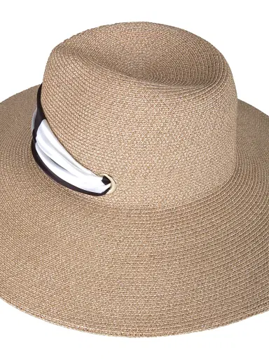 Eugenia Kim Women's Cassidy Scarf-Detail Packable Wide-Brim Fedora | Thumbnail 8 Eugenia Kim Women's Cassidy Scarf-Detail Packable Wide-Brim Fedora | Thumbnail 8