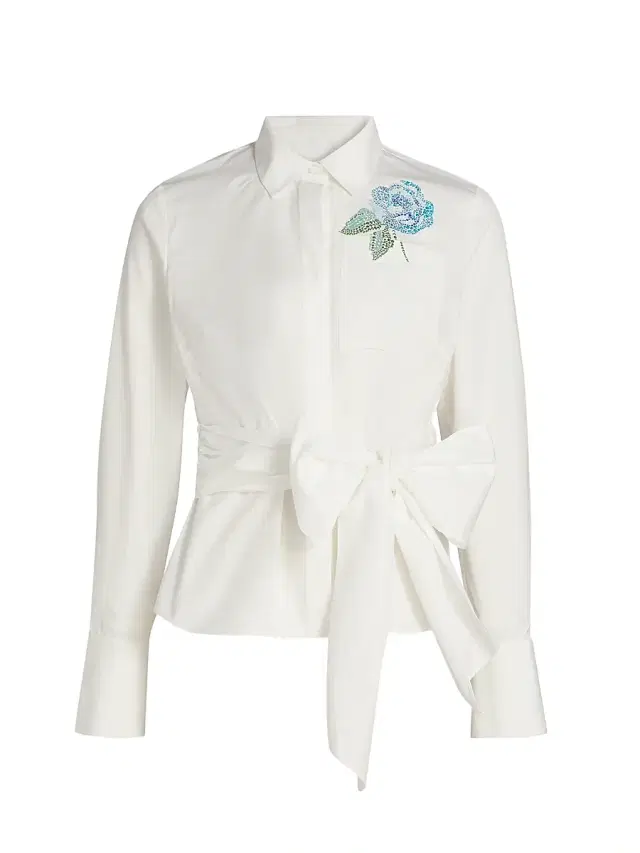 Ungaro Women's Dixie Sequin Appliqué Blouse - White