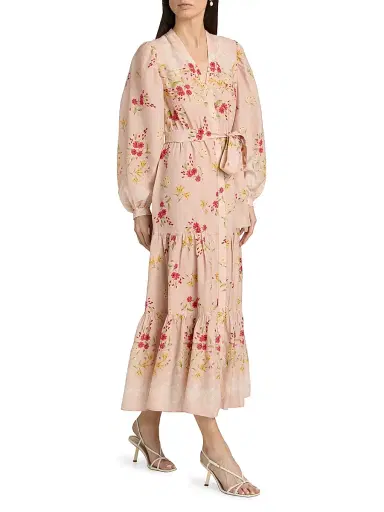 Kobi Halperin Women's Noora Floral Tiered Midi-Dress | Thumbnail 2
