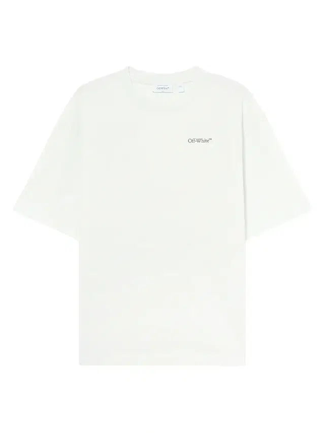 Men's Half Arrow Skate Cotton T-Shirt - Blue Wash