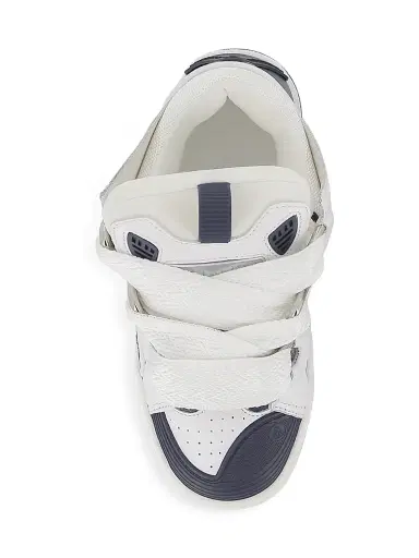 Lanvin Kid's Curb Sneakers - White Navy 1 (Child) | Thumbnail 8 Lanvin Kid's Curb Sneakers - White Navy 1 (Child) | Thumbnail 8