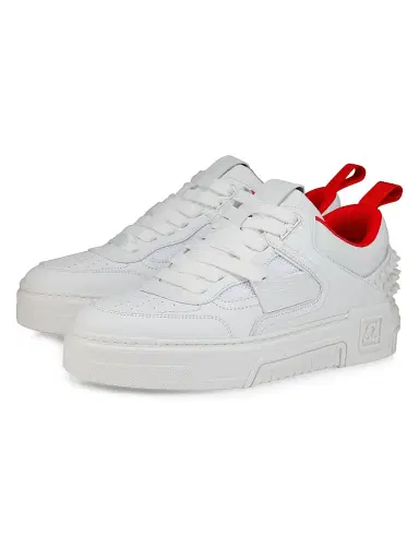 Christian Louboutin Men's Astroloubi Low-Top Sneakers - White | Thumbnail 2