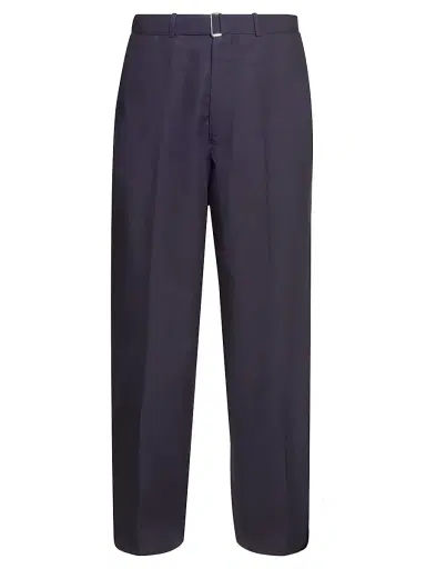 OFFICINE GÉNÉRALE Men's Nash Piedye Straight-Leg Trousers - Navy Ink - Size 40 | Thumbnail 1 OFFICINE GÉNÉRALE Men's Nash Piedye Straight-Leg Trousers - Navy Ink - Size 40 | Thumbnail 1