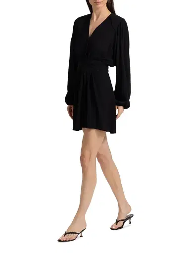 Ba&sh Women's Alana V-Neck Minidress | Thumbnail 2 Ba&sh Women's Alana V-Neck Minidress | Thumbnail 2
