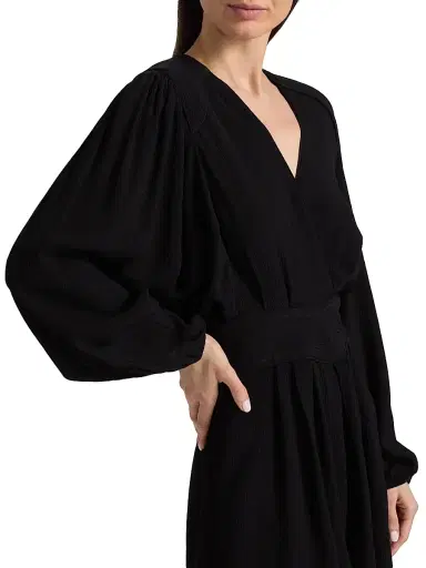 Ba&sh Women's Alana V-Neck Minidress | Thumbnail 6 Ba&sh Women's Alana V-Neck Minidress | Thumbnail 6