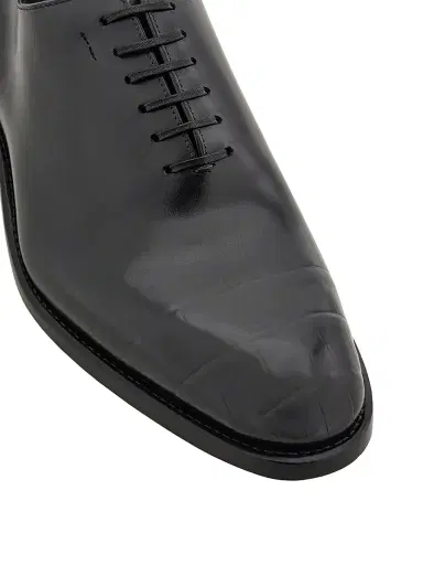 Ferragamo Men's Angiolo Croc-Embossed Leather Oxfords | Thumbnail 6 Ferragamo Men's Angiolo Croc-Embossed Leather Oxfords | Thumbnail 6