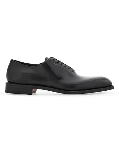 Ferragamo Men's Angiolo Croc-Embossed Leather Oxfords | Thumbnail 1 Ferragamo Men's Angiolo Croc-Embossed Leather Oxfords | Thumbnail 1