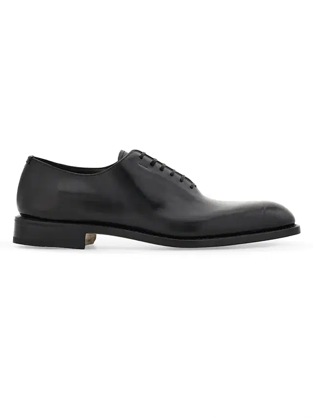 Men's Angiolo Croc-Embossed Leather Oxfords - Nero