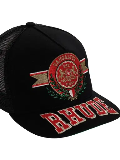 Rhude Men's Sausalito Crest Trucker Hat | Thumbnail 3
