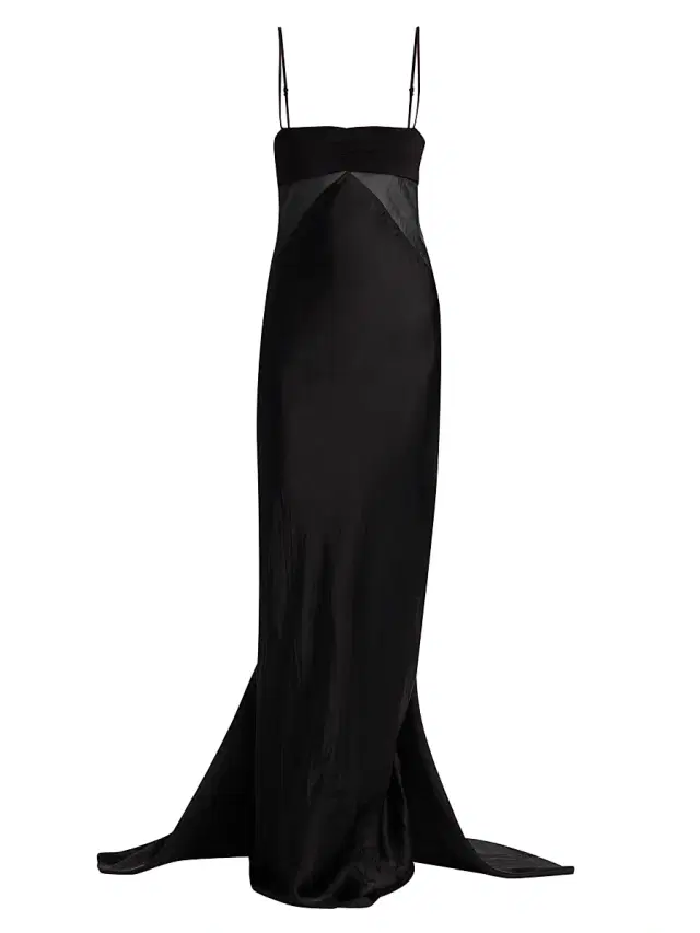 Women's Combo Slip Gown - Black