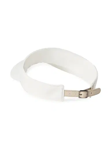 Brunello Cucinelli Women's Nylon Visor with Shiny Band | Thumbnail 2 Brunello Cucinelli Women's Nylon Visor with Shiny Band | Thumbnail 2