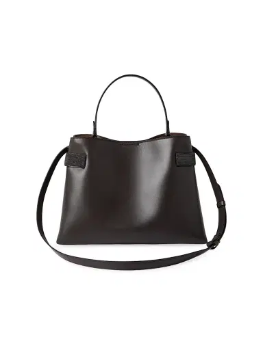 Brunello Cucinelli Women's Essence Top Handle Bag in Calfskin with Precious Bands | Thumbnail 3