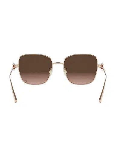 Dior Women's Tribales S1U 55MM Square Sunglasses - Gold Brown | Thumbnail 5