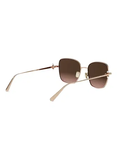 Dior Women's Tribales S1U 55MM Square Sunglasses - Gold Brown | Thumbnail 6