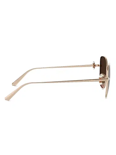 Dior Women's Tribales S1U 55MM Square Sunglasses - Gold Brown | Thumbnail 7