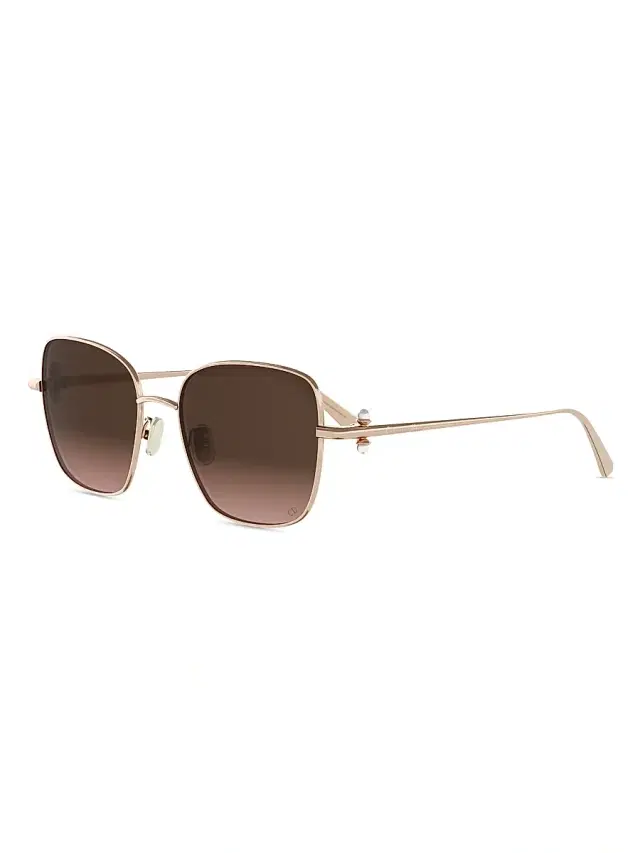 Dior Women's Tribales S1U 55MM Square Sunglasses - Gold Brown