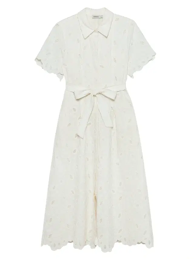 SIMKHAI Women's Audria Belted Midi-Shirtdress -