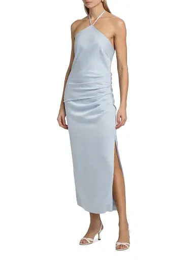 Simkhai Women's Hansel Halterneck Maxi Dress - Periwinkle Sky - Size 0 | Thumbnail 3 Simkhai Women's Hansel Halterneck Maxi Dress - Periwinkle Sky - Size 0 | Thumbnail 3