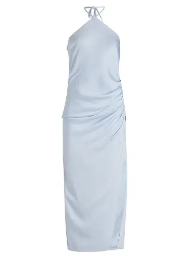 Simkhai Women's Hansel Halterneck Maxi Dress - Periwinkle Sky - Size 0 | Thumbnail 1 Simkhai Women's Hansel Halterneck Maxi Dress - Periwinkle Sky - Size 0 | Thumbnail 1