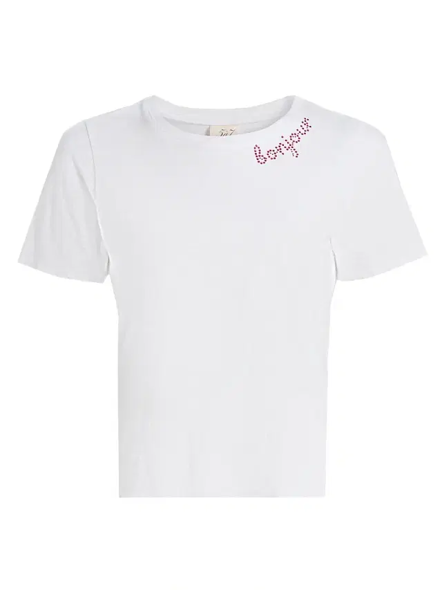Cinq à Sept Women's Rhinestone Bonjour T-Shirt