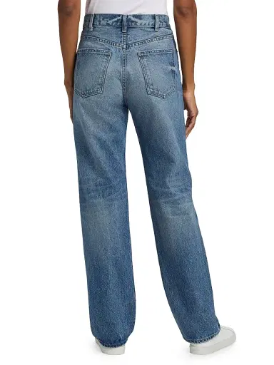 Nili Lotan Women's Briana Slim-Straight Jeans - Rosebowl Wash - Size 32 | Thumbnail 5
