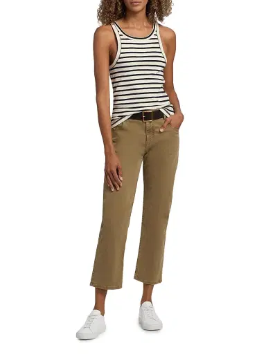 Nili Lotan Women's Jennifer Striped Cotton Tank | Thumbnail 2 Nili Lotan Women's Jennifer Striped Cotton Tank | Thumbnail 2