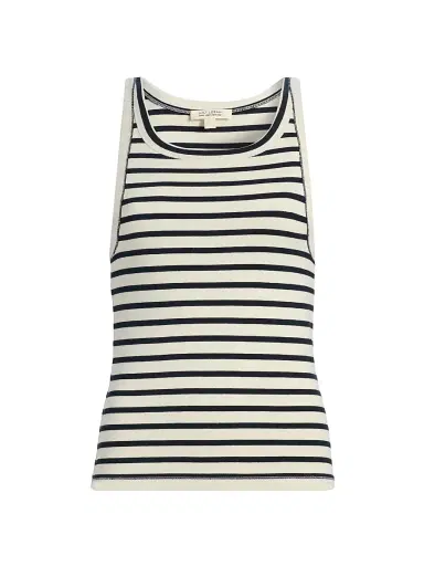 Nili Lotan Women's Jennifer Striped Cotton Tank | Thumbnail 1 Nili Lotan Women's Jennifer Striped Cotton Tank | Thumbnail 1