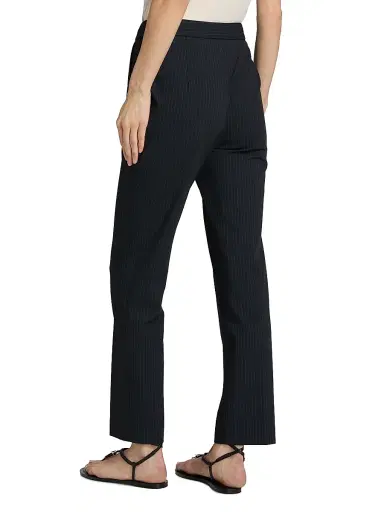 L'AGENCE Women's Rebel Tapered Trousers - Midnight Pinstripe | Thumbnail 5 L'AGENCE Women's Rebel Tapered Trousers - Midnight Pinstripe | Thumbnail 5